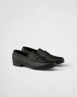 Hombre Prada MOCASINES^Mocasines De Piel Saffiano