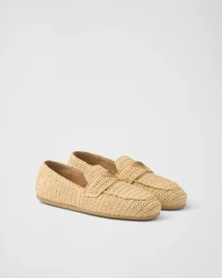 Mujer Prada MOCASINES^Mocasines De Tejido Trenzado