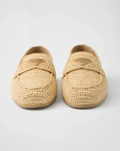 Mujer Prada MOCASINES^Mocasines De Tejido Trenzado