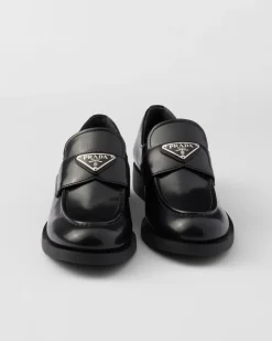 Mujer Prada MOCASINES^Mocasines En Piel Cepillada