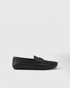 Hombre Prada DRIVE^Mocasines En Piel Saffiano