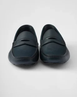 Hombre Prada DRIVE^Mocasines En Piel Saffiano