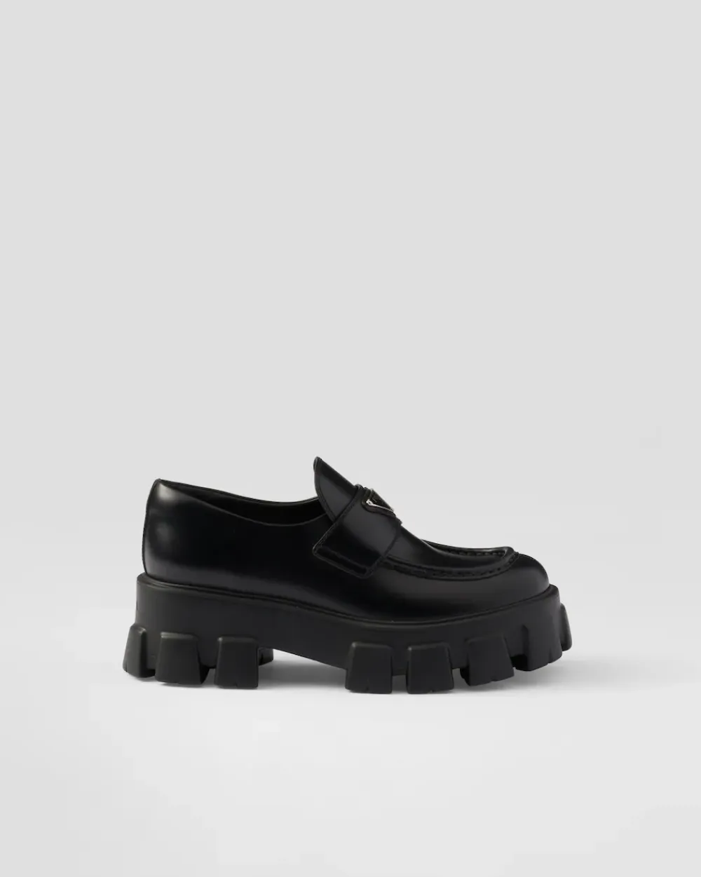 Mujer Prada MOCASINES^Mocasines Monolith De Piel Cepillada