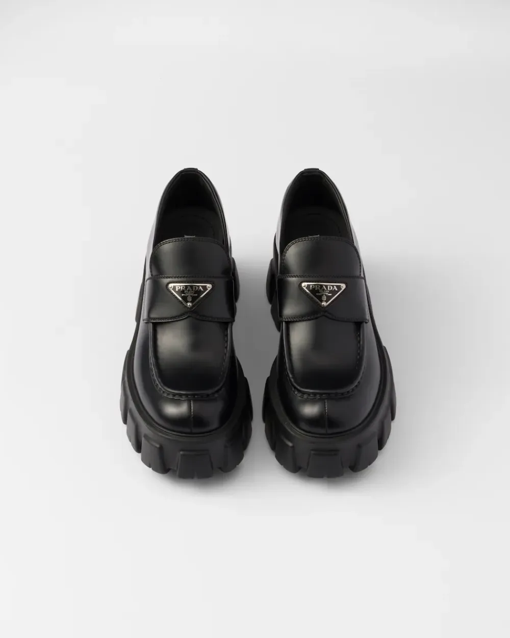 Mujer Prada MOCASINES^Mocasines Monolith De Piel Cepillada