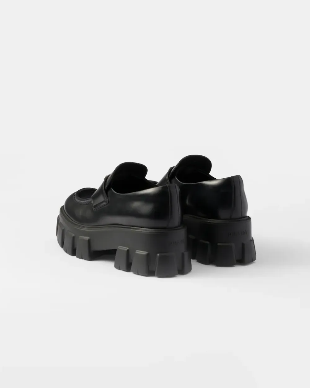 Mujer Prada MOCASINES^Mocasines Monolith De Piel Cepillada