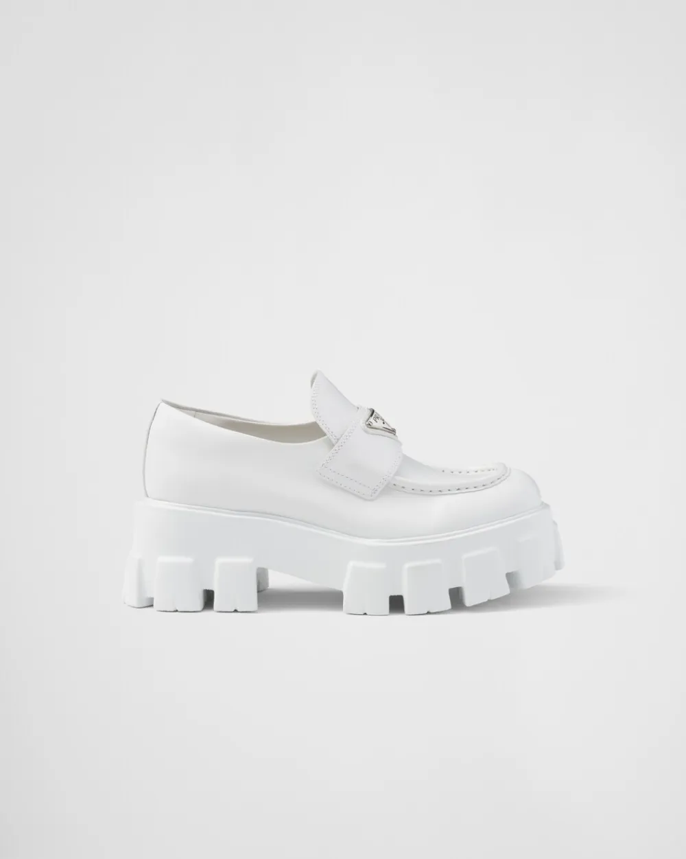 Mujer Prada MOCASINES^Mocasines Monolith De Piel Cepillada