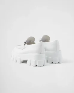 Mujer Prada MOCASINES^Mocasines Monolith De Piel Cepillada