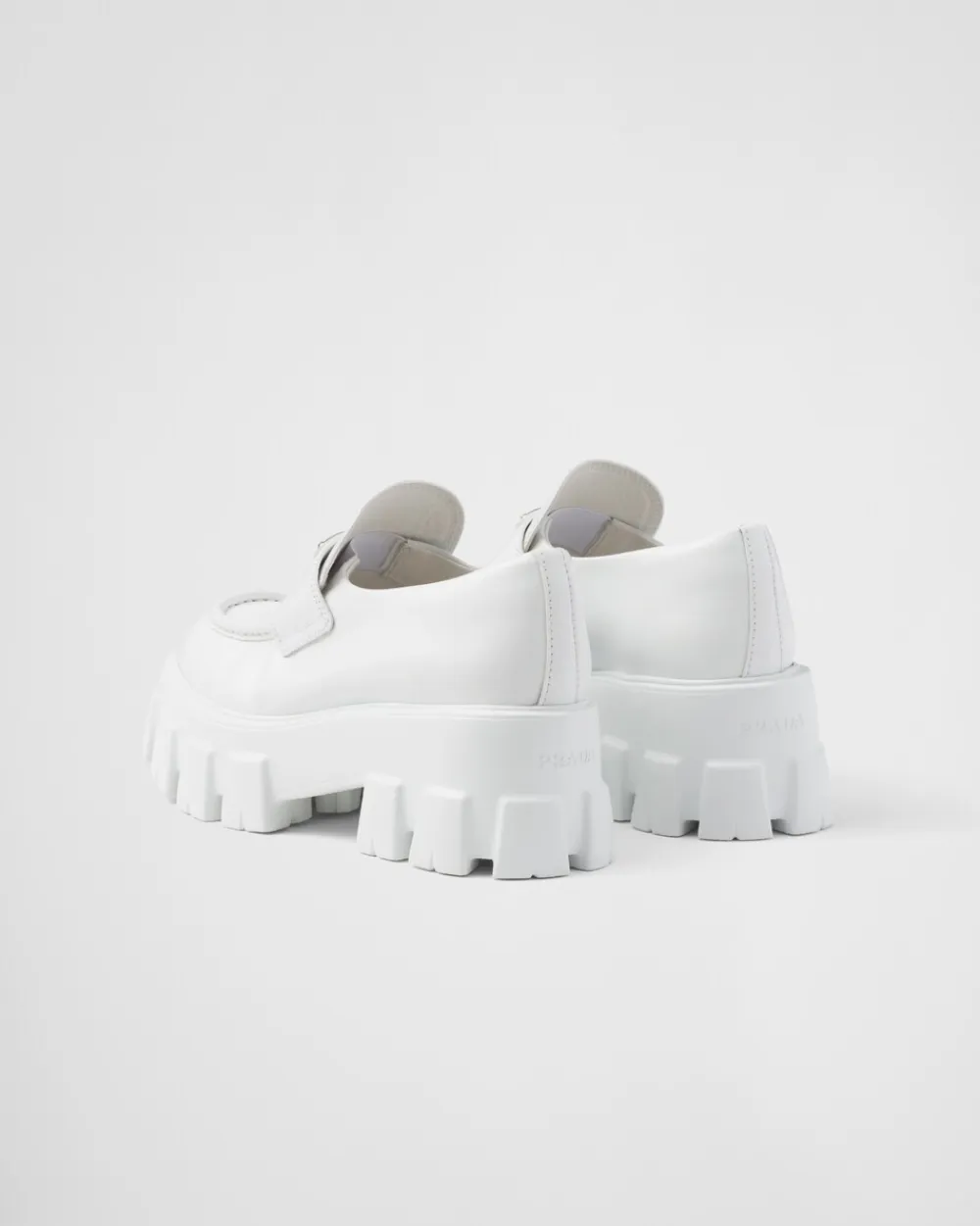 Mujer Prada MOCASINES^Mocasines Monolith De Piel Cepillada