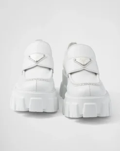 Mujer Prada MOCASINES^Mocasines Monolith De Piel Cepillada