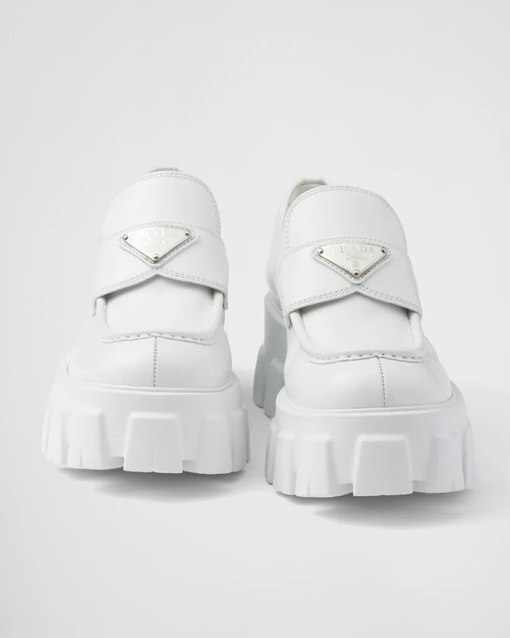 Mujer Prada MOCASINES^Mocasines Monolith De Piel Cepillada
