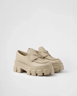Mujer Prada MOCASINES^Mocasines Monolith De Piel Cepillada