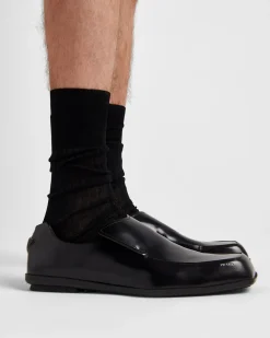 Hombre Prada MOCASINES^Mocasines Razor De Piel Cepillada