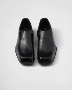 Hombre Prada MOCASINES^Mocasines Razor De Piel Cepillada