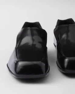 Hombre Prada MOCASINES^Mocasines Razor De Piel Cepillada