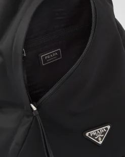 Mujer/Hombre Prada COLECCIÓN MASCULINA|MOCHILAS Y RIÑONERAS^Mochila De Piel Y Re-nylon