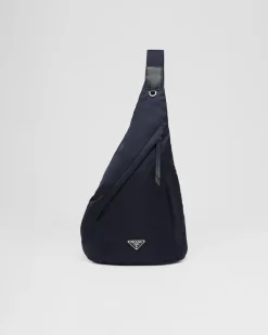 Hombre Prada COLECCIÓN MASCULINA|MOCHILAS Y RIÑONERAS^Mochila De Piel Y Re-nylon