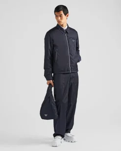 Hombre Prada COLECCIÓN MASCULINA|MOCHILAS Y RIÑONERAS^Mochila De Piel Y Re-nylon