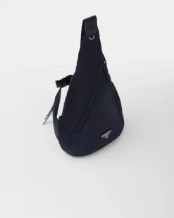 Hombre Prada COLECCIÓN MASCULINA|MOCHILAS Y RIÑONERAS^Mochila De Piel Y Re-nylon