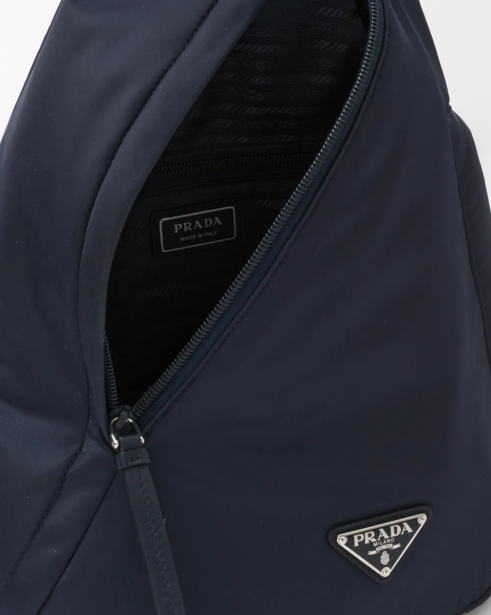 Hombre Prada COLECCIÓN MASCULINA|MOCHILAS Y RIÑONERAS^Mochila De Piel Y Re-nylon