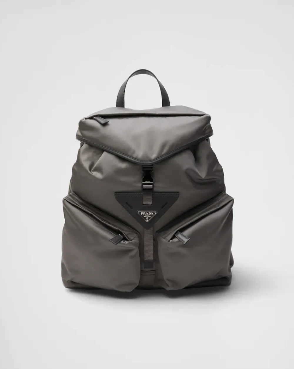 Hombre Prada COLECCIÓN MASCULINA|MOCHILAS Y RIÑONERAS^Mochila De Piel Y Re-nylon