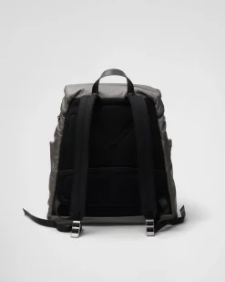Hombre Prada COLECCIÓN MASCULINA|MOCHILAS Y RIÑONERAS^Mochila De Piel Y Re-nylon