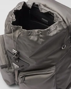 Hombre Prada COLECCIÓN MASCULINA|MOCHILAS Y RIÑONERAS^Mochila De Piel Y Re-nylon