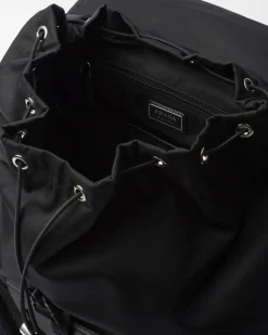 Hombre Prada COLECCIÓN MASCULINA|MOCHILAS Y RIÑONERAS^Mochila De Piel Y Re-nylon