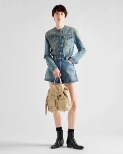 Mujer Prada COLECCIÓN FEMENINA|MOCHILAS Y RIÑONERAS^Mochila De Re-nylon Mediana