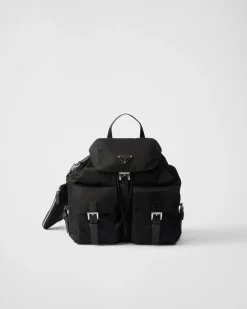Mujer Prada MOCHILAS Y RIÑONERAS|MOCHILAS Y RIÑONERAS^Mochila De Re-nylon Mediana