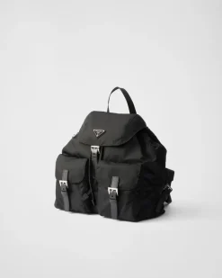 Mujer Prada MOCHILAS Y RIÑONERAS|MOCHILAS Y RIÑONERAS^Mochila De Re-nylon Mediana