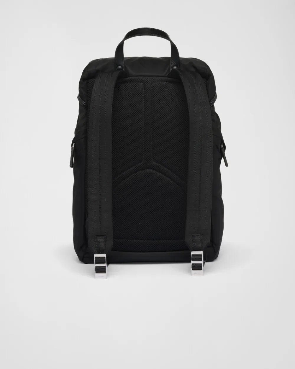 Hombre Prada MOCHILAS Y RIÑONERAS^Mochila De Re-nylon Y Piel Cepillada