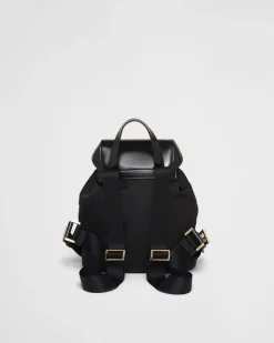 Mujer Prada MOCHILAS Y RIÑONERAS|MOCHILAS Y RIÑONERAS^Mochila De Re-nylon Y Piel Cepillada
