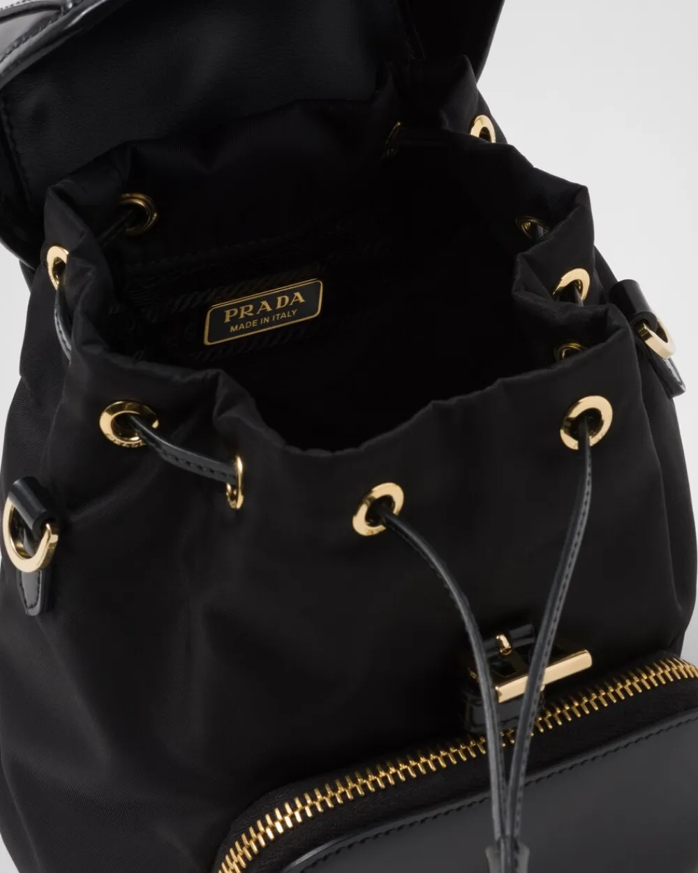 Mujer Prada MOCHILAS Y RIÑONERAS|MOCHILAS Y RIÑONERAS^Mochila De Re-nylon Y Piel Cepillada