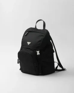 Mujer/Hombre Prada COLECCIÓN MASCULINA|MOCHILAS Y RIÑONERAS^Mochila De Re-nylon Y Piel Saffiano