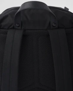 Mujer/Hombre Prada COLECCIÓN MASCULINA|MOCHILAS Y RIÑONERAS^Mochila De Re-nylon Y Piel Saffiano