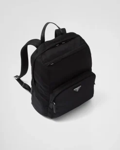 Mujer/Hombre Prada COLECCIÓN MASCULINA|MOCHILAS Y RIÑONERAS^Mochila De Re-nylon Y Piel Saffiano