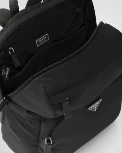 Mujer/Hombre Prada COLECCIÓN MASCULINA|MOCHILAS Y RIÑONERAS^Mochila De Re-nylon Y Piel Saffiano