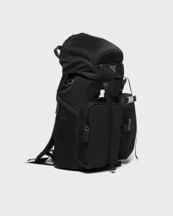 Hombre Prada COLECCIÓN MASCULINA|MOCHILAS Y RIÑONERAS^Mochila De Re-nylon Y Piel Saffiano