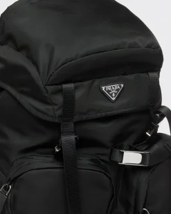 Hombre Prada COLECCIÓN MASCULINA|MOCHILAS Y RIÑONERAS^Mochila De Re-nylon Y Piel Saffiano
