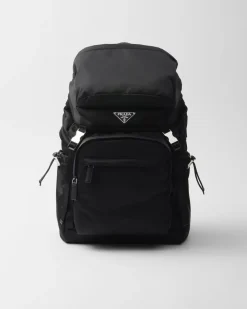 Mujer/Hombre Prada COLECCIÓN MASCULINA|MOCHILAS Y RIÑONERAS^Mochila De Re-nylon Y Piel Saffiano