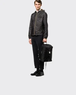 Prada COLECCIÓN MASCULINA^Mochila De Re-nylon Y Piel Saffiano