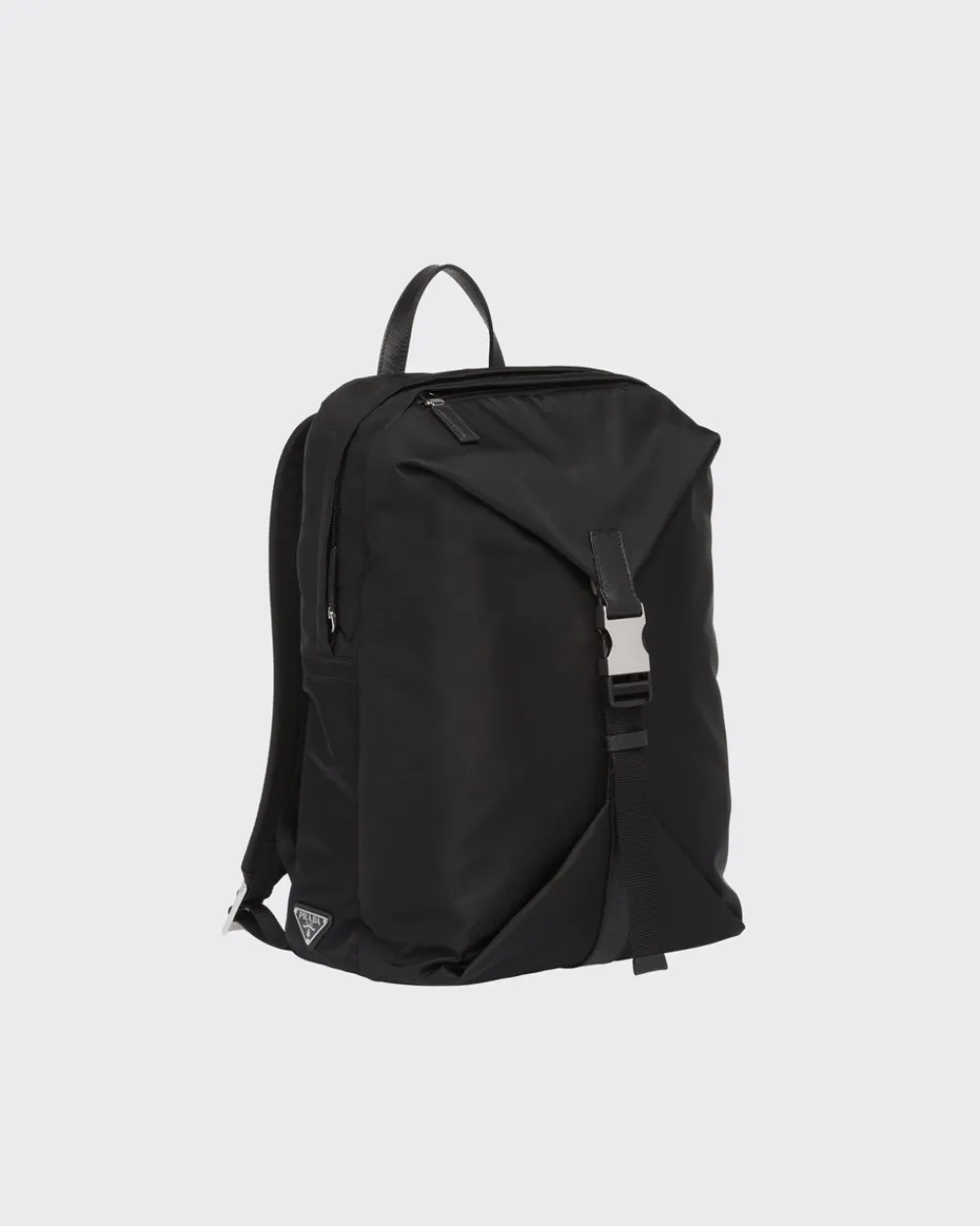 Prada COLECCIÓN MASCULINA^Mochila De Re-nylon Y Piel Saffiano