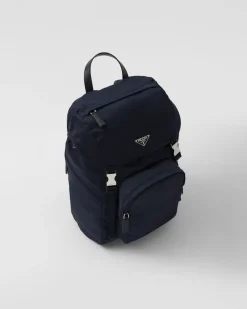 Hombre Prada COLECCIÓN MASCULINA|MOCHILAS Y RIÑONERAS^Mochila De Re-nylon Y Piel Saffiano