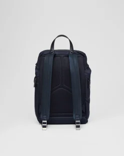 Hombre Prada COLECCIÓN MASCULINA|MOCHILAS Y RIÑONERAS^Mochila De Re-nylon Y Piel Saffiano