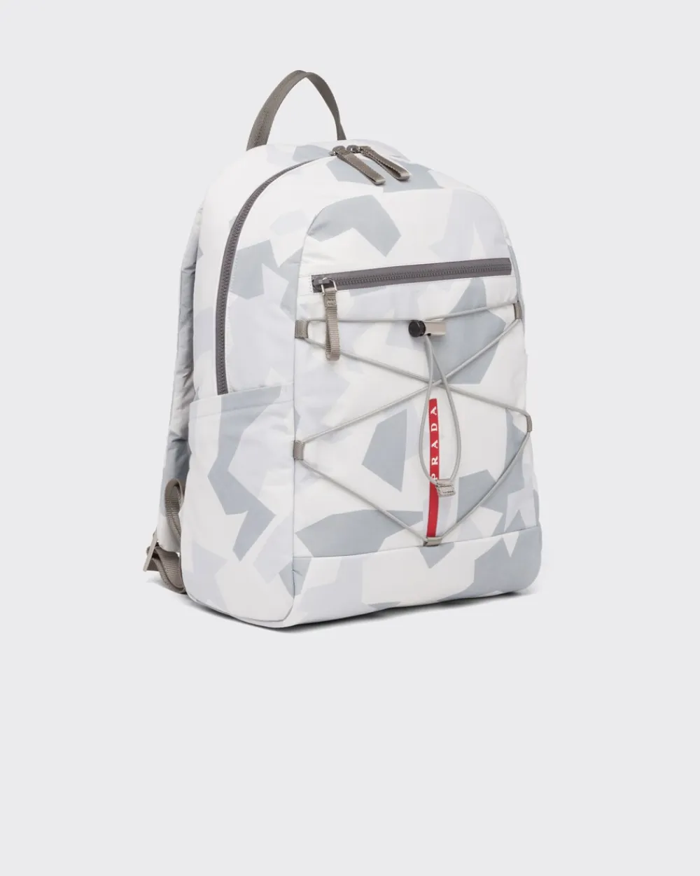 Hombre Prada BOLSOS Y ACCESORIOS^Mochila De Tejido Técnico Estampado