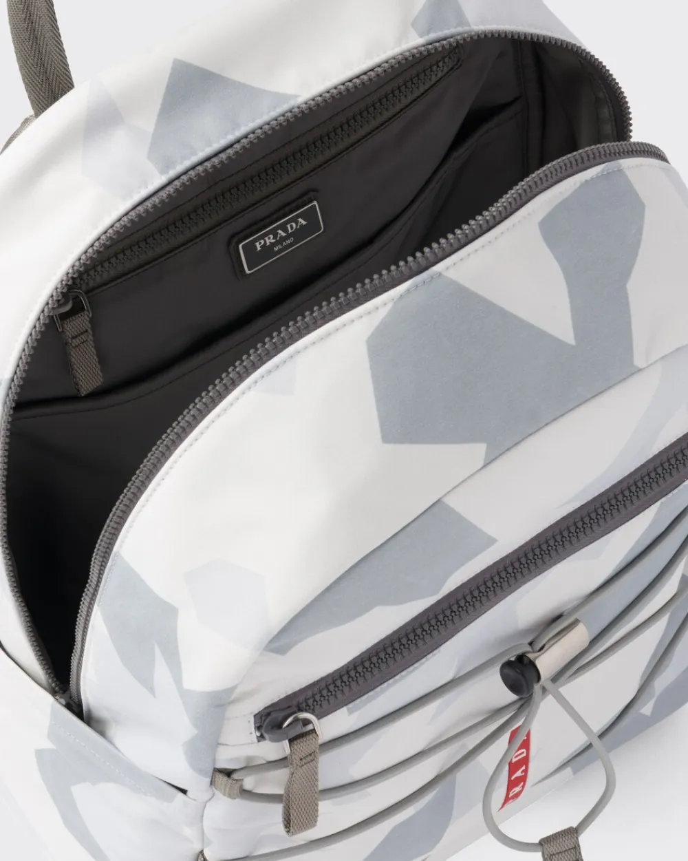 Hombre Prada BOLSOS Y ACCESORIOS^Mochila De Tejido Técnico Estampado