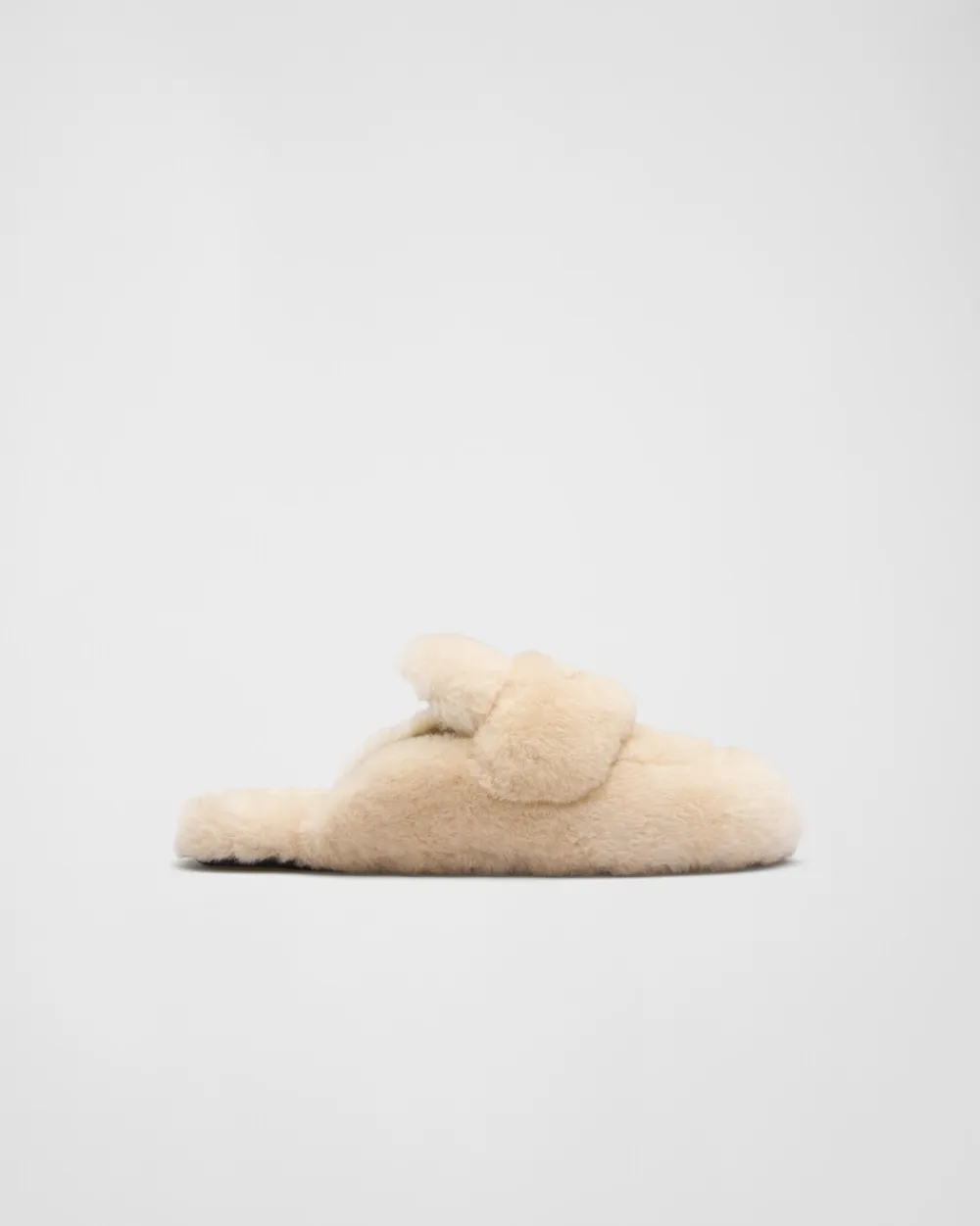 Mujer Prada PANTUFLAS Y CHINELAS^Mules De Borreguillo
