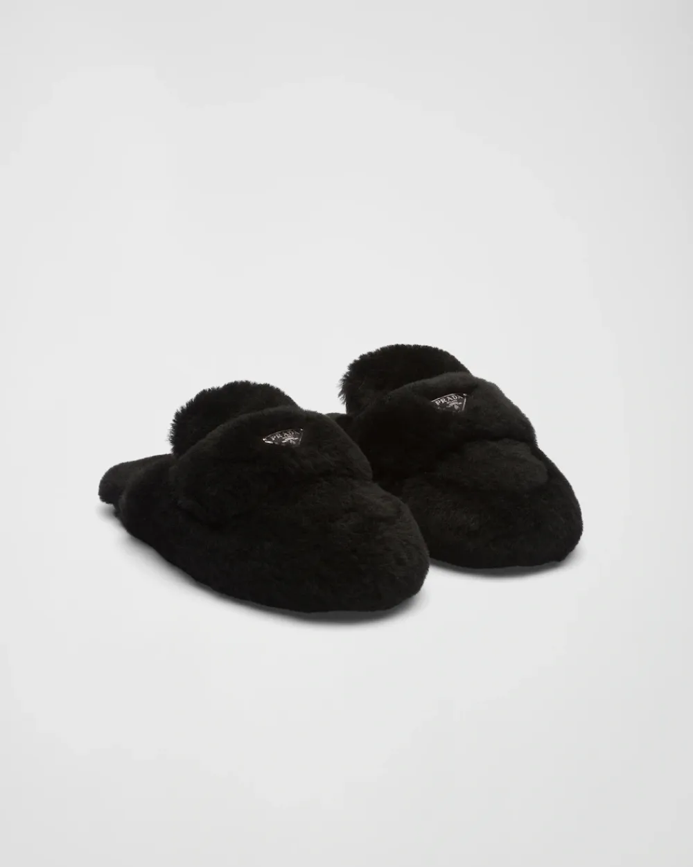 Mujer Prada PANTUFLAS Y CHINELAS^Mules De Borreguillo