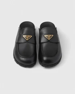 Mujer Prada PANTUFLAS Y CHINELAS^Mules De Piel
