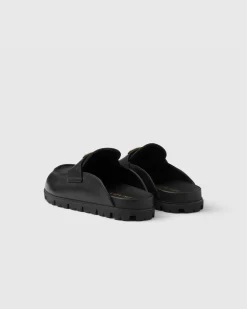 Mujer Prada PANTUFLAS Y CHINELAS^Mules De Piel